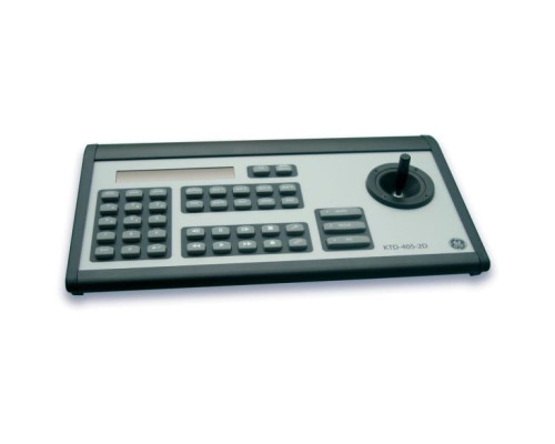 Interlogix KTD-405-2D Variable-Speed Desktop Keypad, 37 Key, 2-Axis Joystick, Calibur/Digiplex