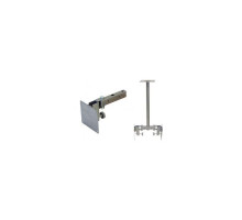 VMP LCD-CM2 Dual Small Flat Panel Ceiling Mount Adapter, Silver