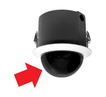 Pelco LD5F-0 In-ceiling Mount Smoke Dome for Spectra IV