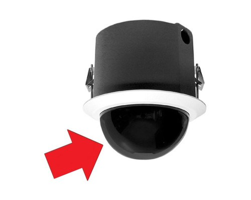 Pelco LD5F-0 In-ceiling Mount Smoke Dome for Spectra IV