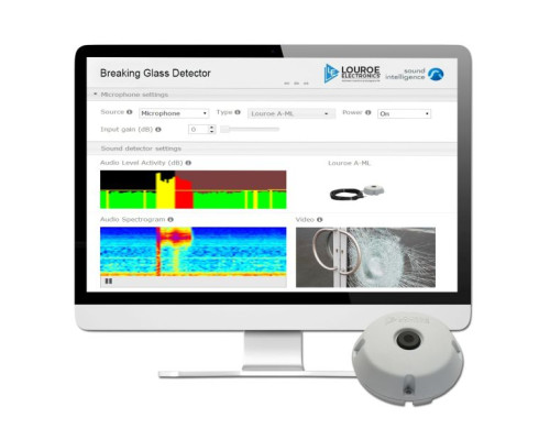 Louroe LE-815 Embedded option of Analytics Software for Glass Break