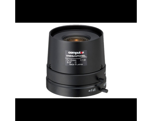 Computar M1218FIC-MP 5MP Full HD Manual Iris Lens, 12mm