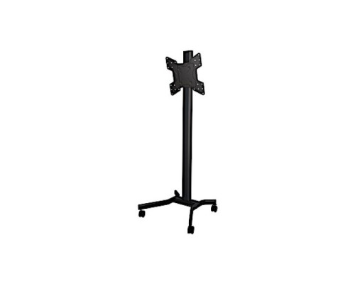 Crimson M55V Mobile Cart with Height and Tilt Adjustment for 32' to 55' LED, Black