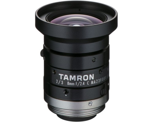 Tamron MA23F08V C-Mount 8mm F/2.4 2/3' 8MP Machine Vision Fixed-Focal Lens