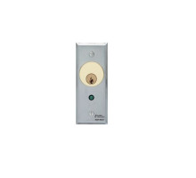 Alarm Controls MCK-2-3 Mortise Cylinder Key Switch, 1.75' DPDT Momentary