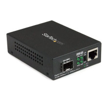 Star Tech MCM1110SFP Gigabit Ethernet Fiber Media Converter with Open SFP Slot