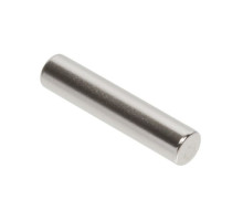 Nascom MN25118 D1/4' x L1 3/16 NdFeB Grade N35 Nickel Plated Magnet, Silver