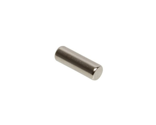 Nascom MN2575 D1/4' x L3/4' NdFeB Grade N35 Nickel Plated Magnet, Silver