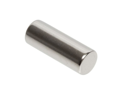 Nascom MN37100 D3/8' x L1' NdFeB Grade N35 Nickel Plated Magnet, Silver