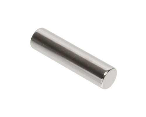 Nascom MN37150 D3/8' x L1 1/2' NdFeB Grade N35 Nickel Plated Magnet, Silver