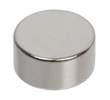 Nascom MN5025 D1/2' x L1/4' NdFeb Grade N35 Nickel Plated Magnet, Silver