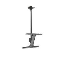 Peerless-AV MOD-FPSKIT100-CPF 75' Chrome Flat Panel Ceiling Mount, 1m Height