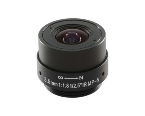 Arecont Vision MPL3-5 3.5mm, 1/2.5 in., f1.8, Monofocal Lens