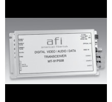 AFI MR-91P558C 1 Fiber 10 Bit Video 2 MPD Data & Audio Module Receiver