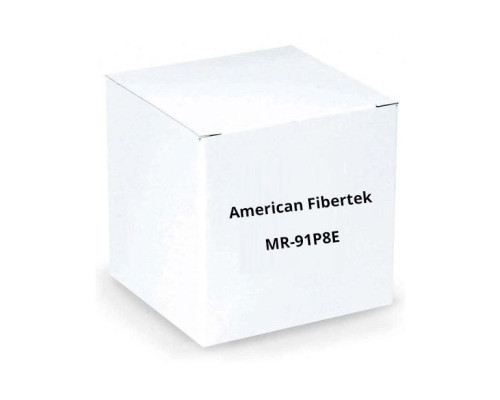 American Fibertek MR-91P8E Video Ethernet & Audio Module Receiver