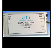 American Fibertek MR-91PE 1 Fiber Video & Ethernet Module Receiver