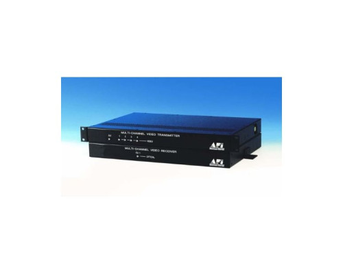 American Fibertek MRX-8406C-P-SL 4-Ch Video w/Panasonic Up-The-Coax Rx