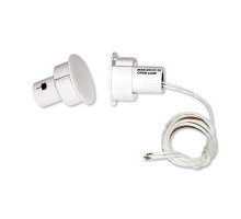 Magnasphere MSS-25C-W 1' Recessed / Concealed Contact with Leads, Open Loop, White, 10 Pack