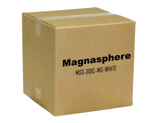 Magnasphere MSS-301C-WG-WHITE 1' Recessed Contact with 1 Switch, 1 Closed Loop, White