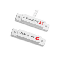 Magnasphere MSS-K22S-W Surface Mount Contact Open Loop with 12' Jacketed Leads, White