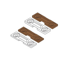 Magnasphere MSS-RFS-1586 2mm Thick Spacers for MSS-RFS Series Magnet, White (Sold in Package of 25)