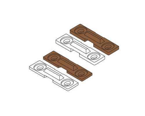 Magnasphere MSS-RFS-1586 2mm Thick Spacers for MSS-RFS Series Magnet, White (Sold in Package of 25)