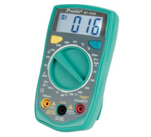 Eclipse Tools MT-1233C 3-1/2 digits 1999 Counts Palm Size Digital Multimeter with Resistance, Temperature Tests