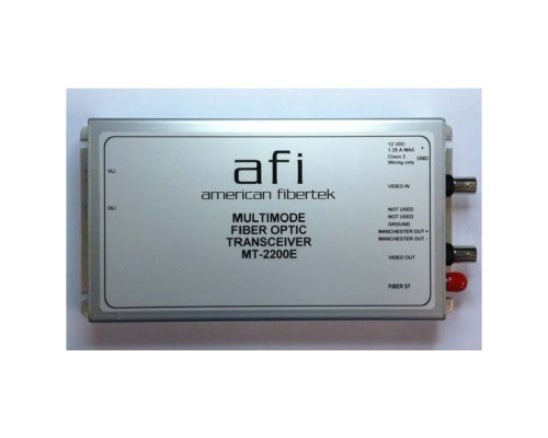 American Fibertek MT-2200E Two Way Video with Return AD or Bosch Code