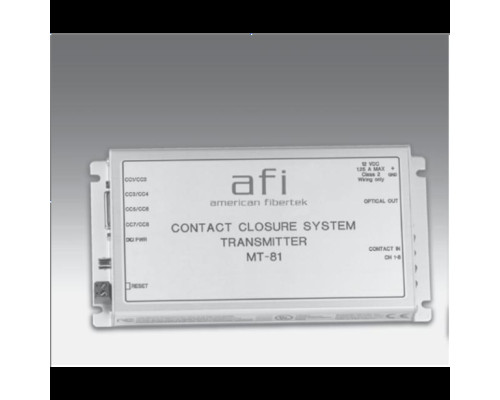 American Fibertek MT-81 1310nm 12dB Eight Contact Module Transmitter