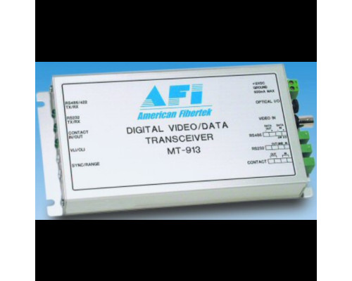 AFI MT-911C 1 Fiber 10 Bit Video & Sensornet Data Module Transmitter