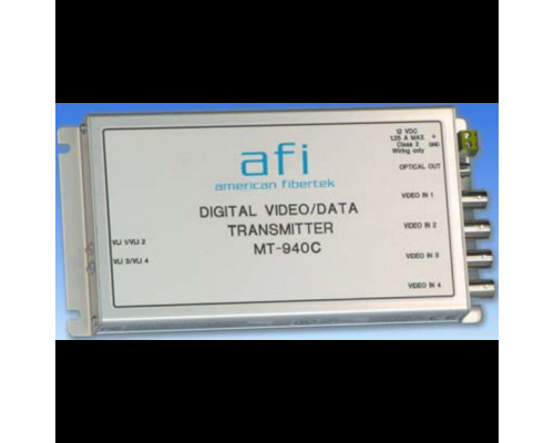 American Fibertek MT-940C 4 Ch Digital Video 10 Bit Module Transmitter