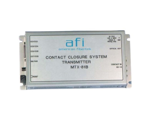 American Fibertek MTX-81B-SL-280 4 Channels Bi-Directional Module Transmitter, Signal Source