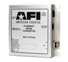 American Fibertek MX-1G Media Converter 10/100/1000BASE-X with Open SFP Port