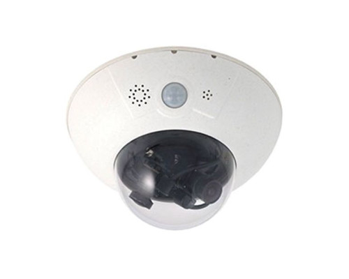 Mobotix MX-D15Di-Sec-DNight-D43N43-FIX-6MP-F1.8 Dual Dome IP Camera