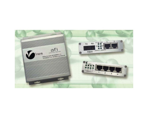 AFI MXR2-MM-LX-SC Ethernet Media Converter Rack Card - Dual Fiber