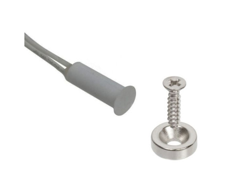 Nascom N115400G-ST N115 Grey Switch with Nd Bare Magnet MN400 and Flathead Screws