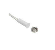 Nascom N115400W-ST N115 White Switch with Nd Bare Magnet MN400 and Flathead Screws