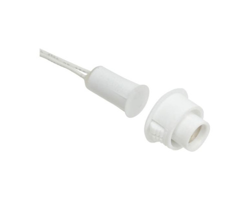 Nascom N11751178CW-ST3-3K Recessed 3/8' White Switches with 3/4' NdFeB Magnet and 3.3K Resistor