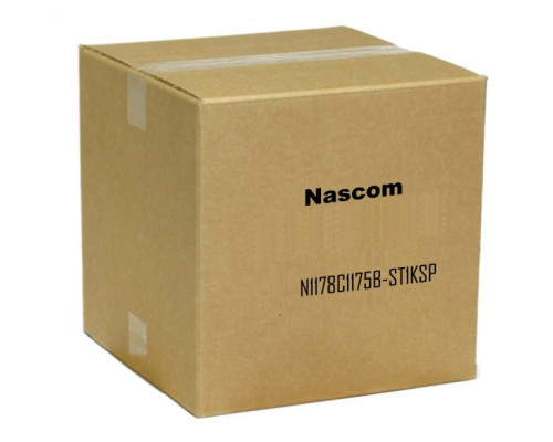 Nascom N1178C1175B-ST1KSP Recessed 3/4' Stubby PTF Closed Loop Switch with 3/8' Recessed Mini Stubby PTF Magnet and 1K Res In Ser and Par, Wire Leads