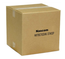 Nascom N1178CTGSHK-ST1KSP Recessed 3/4' Stubby PTF Closed Loop Switch and Shark Magnet Set with 1K Res In Ser and Par, Screw Terminals