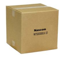 Nascom N175600BLK-ST Recessed 3/8' Stubby PTF Closed loop Switch and D0.60'Xl8/8' Donut Magnet Set, Wire Leads