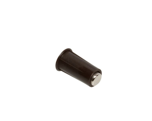 Nascom N175B-M Recessed 3/8' Press Fit Stubby NdFeb Grade N35 Nickel Plated Neodymium Magnet Brown