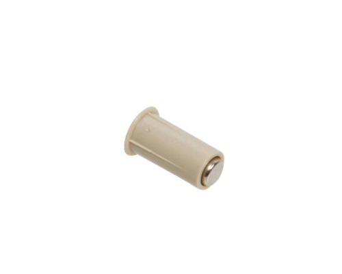 Nascom N175T-M Recessed 3/8' Press Fit Stubby NdFeb Grade N35 Nickel Plated Neodymium Magnet Tan