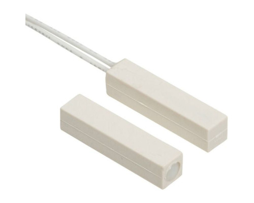 Nascom N25WGW-ST018 Mini Stick On W1/4' X H1/4' X L1-1/4' Switch/Magnet Set , End 18 Inch Wire Leads