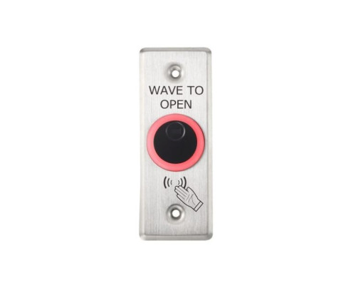 Alarm Controls NTB-1-BK Battery Operated No Touch Sensor with Narrow Stile Wall Plate