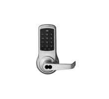 Yale NTB612-ZW3-626 Z-Wave nexTouch™ Push Button Keypad Lock with Cylinder Override - Satin Chrome