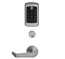 Yale NTM625-ZW2-BSP Mortise Lock with Touchscreen Keypad-Cylinder Override with Thumb turn ZW Module