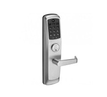 Yale NTT612ZW3-626 nexTouch Push Button Exit Trim Lever with Z-Wave, Satin Chrome