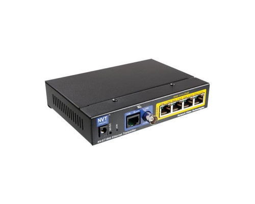 NVT NV-ET1804 TBus 4-Port PoE+ Transmitter