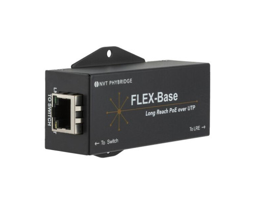 NVT NV-FLXBSE-1X Phybridge Flex-Base Long Reach 2/4 Pair UTP PoE++ Extender